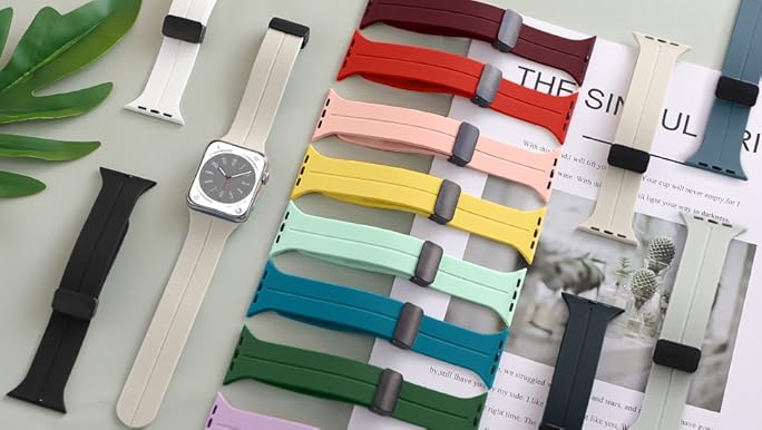 D lock silicone straps for Smart Watch